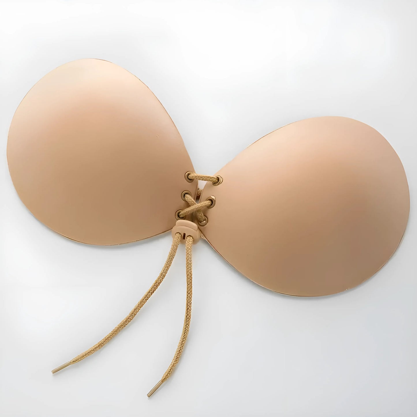 Beige Collant sur un soutien-gorge rond avec bretelles réglables