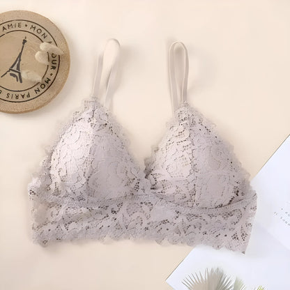 Beige Soutien-gorge en dentelle universel