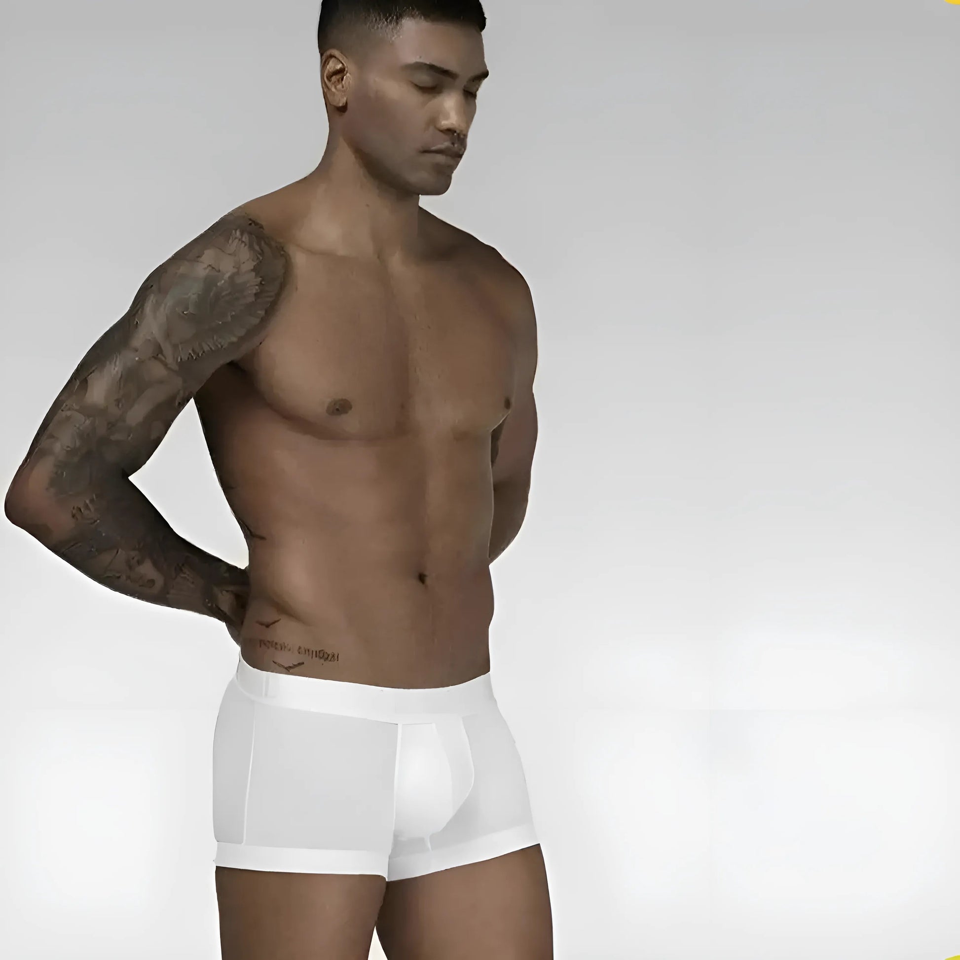 Blanc Boxers pour hommes universels
