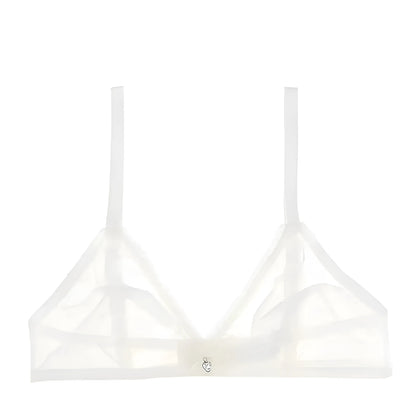 Blanc Bralette transparente