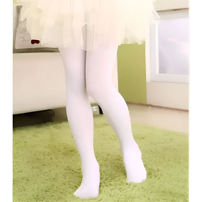 Blanc Collants Universels pour Enfants