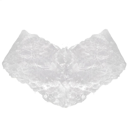 Blanc Culotte brésilienne en dentelle