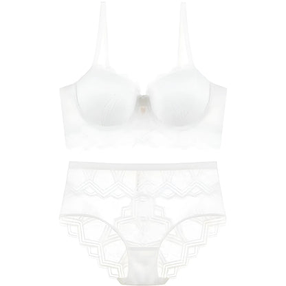 Blanc Ensemble de lingerie avec dentelle