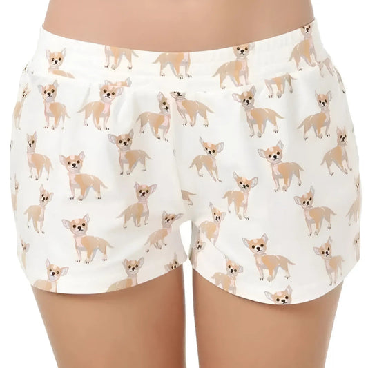 Blanc Pyjamas à imprimé chien