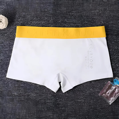 Blanc Shorts boxers classiques pour femmes