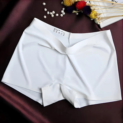 Blanc Shorts boxers classiques pour femmes