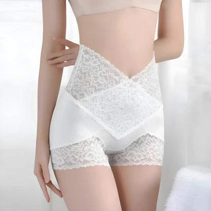 Blanc Shorts en dentelle pour femmes