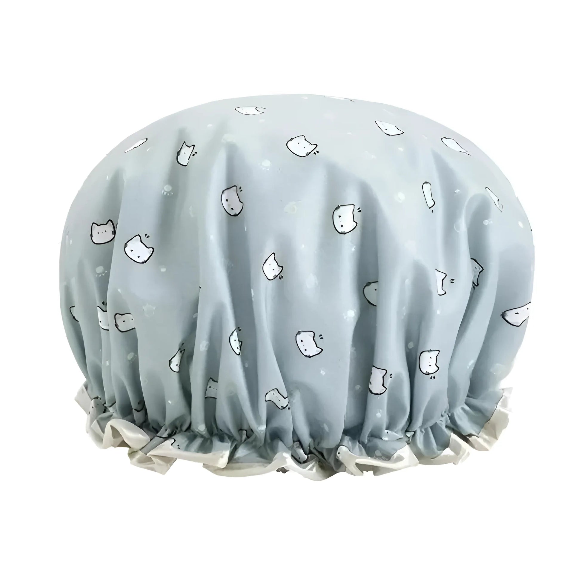 Bleu Bonnet de bain pour chaton