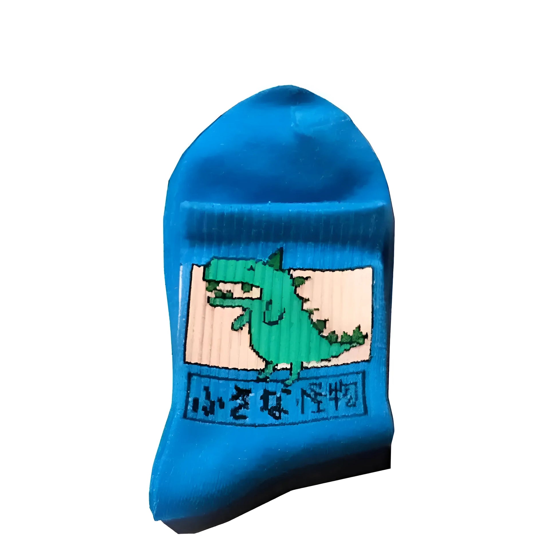 Bleu Chaussettes de dinosaure pour femmes