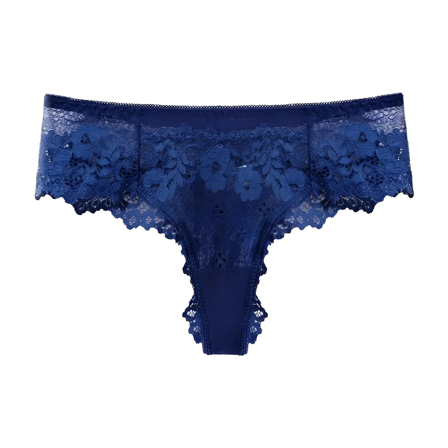 Bleu Culottes en dentelle classique