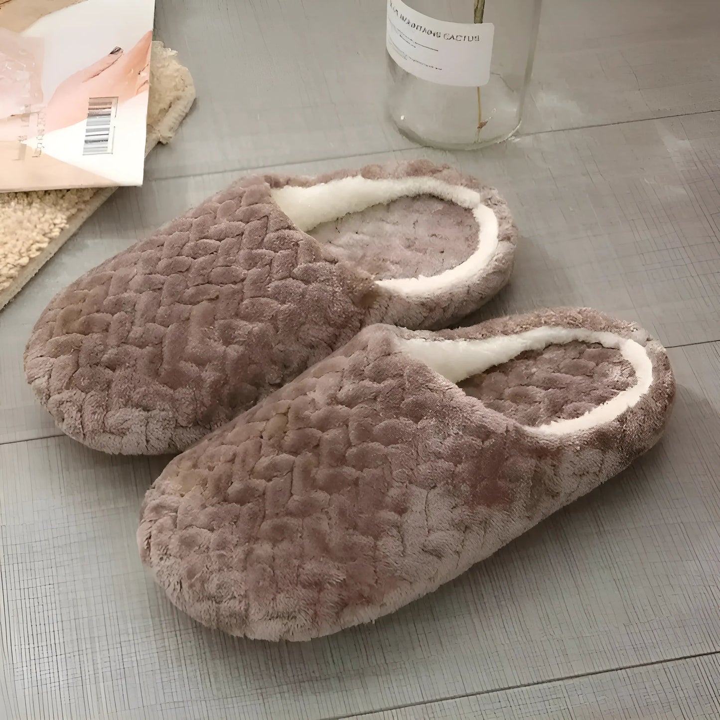 Café Chaussons tissés pour femmes