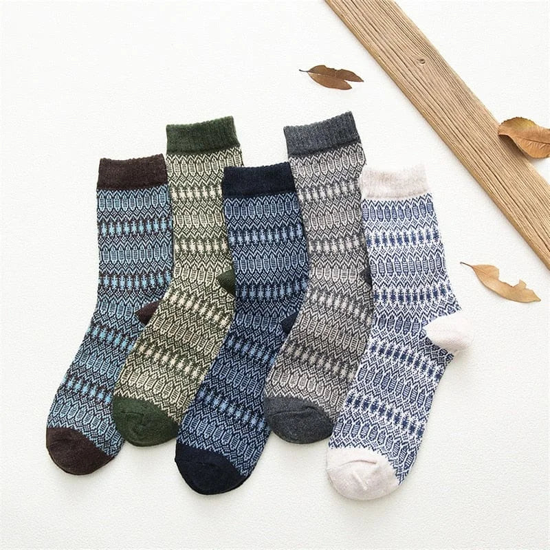 Chaussettes chaudes pour femmes - lot de 5 - universel