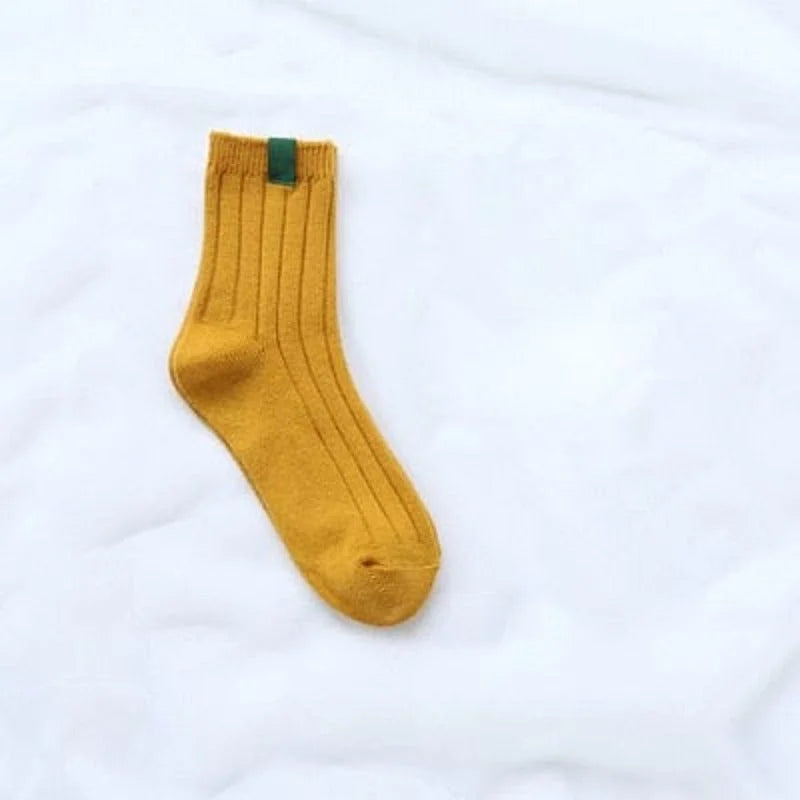 Chaussettes cheville - jaune / 35-39