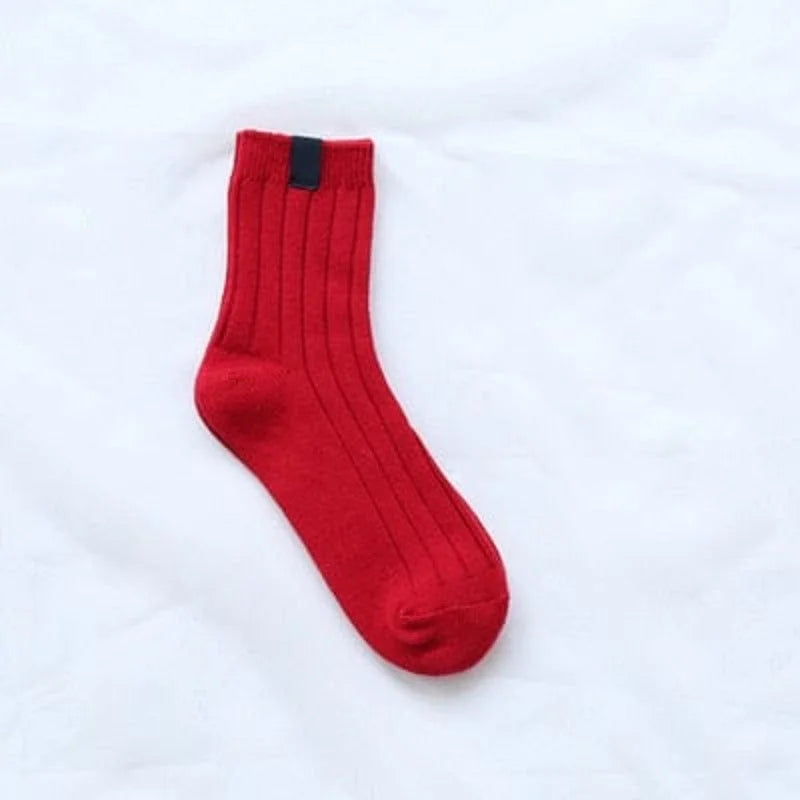 Chaussettes cheville - rouge / 35-39