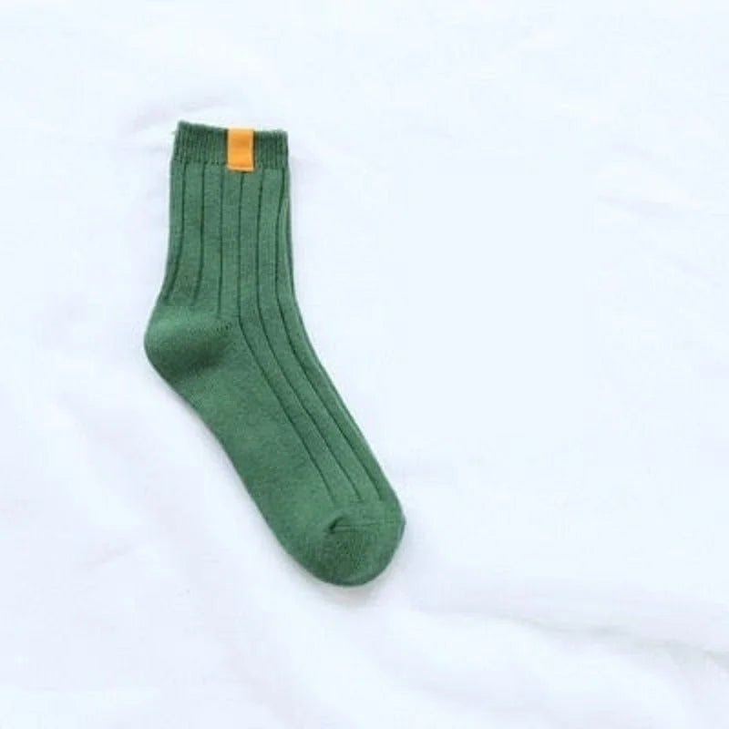 Chaussettes cheville - vert / 35-39