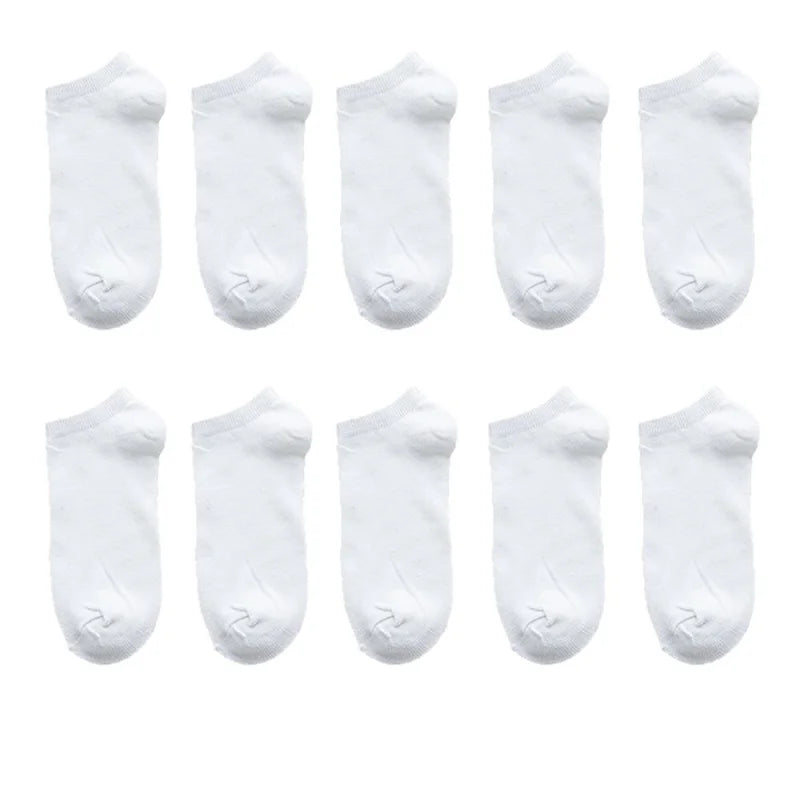 Chaussettes classiques - lot de 10 - blanc / universel