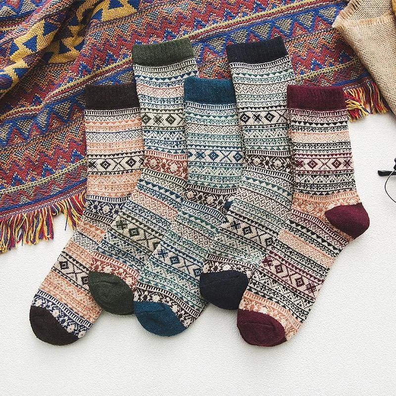 Chaussettes confortables pour femmes - lot de 5 - universel