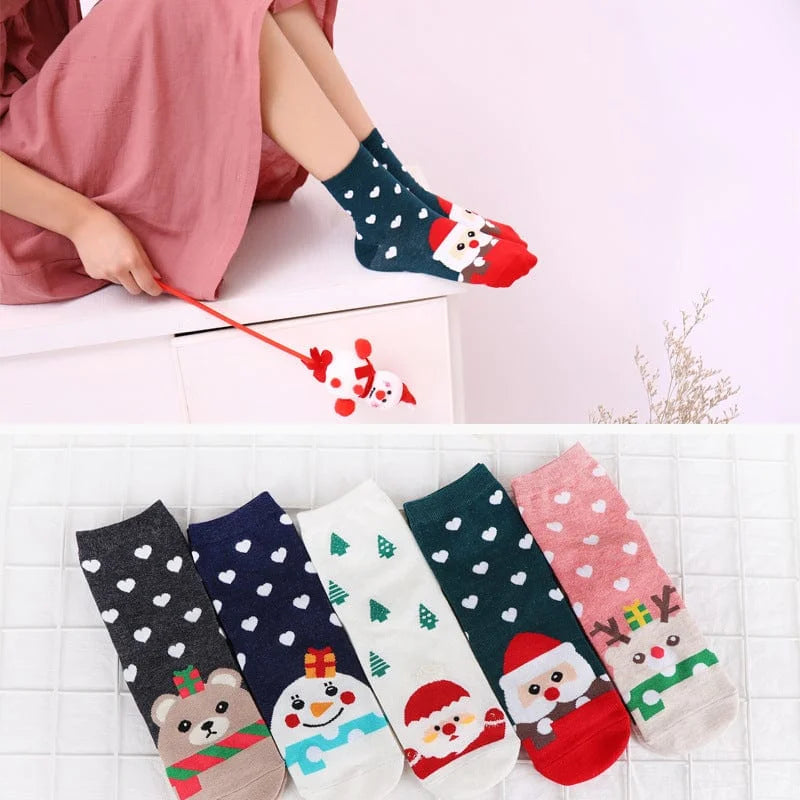 Chaussettes de noël cheville