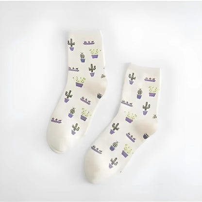  Chaussettes longues en cactus