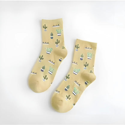  Chaussettes longues en cactus