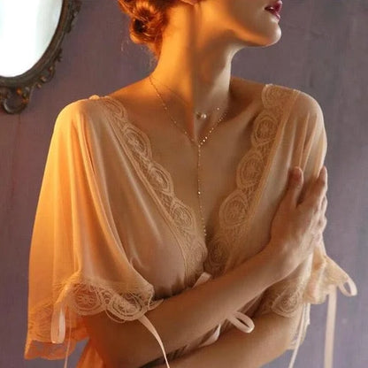 Chemise de nuit délicate - beige / universel