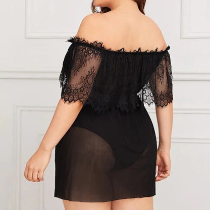 Chemise de nuit grande taille