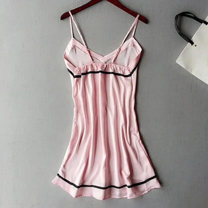 Chemise de nuit simple - rose / s