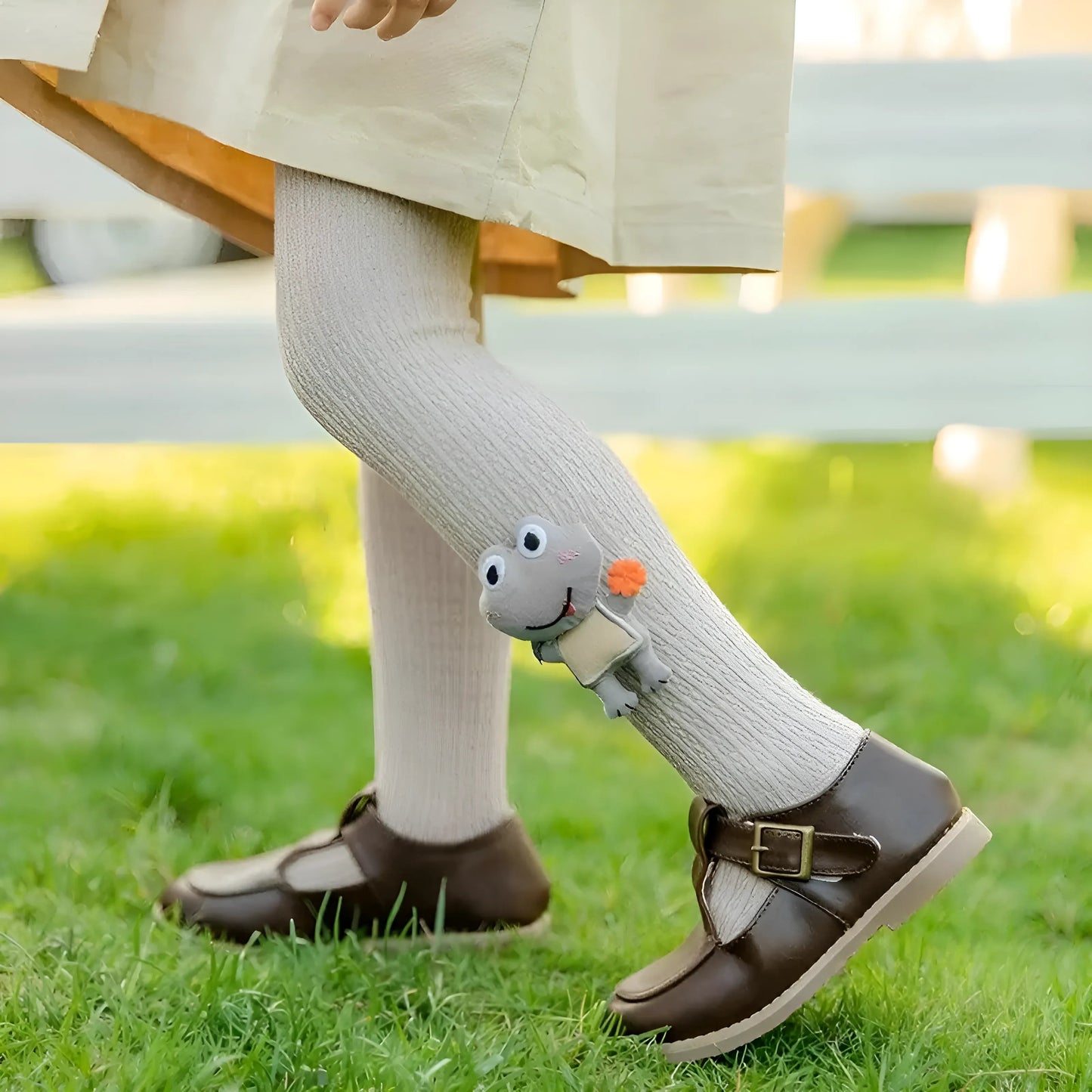  Collants pour enfants avec design de grenouille