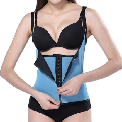 Corset amincissant double - bleu / s