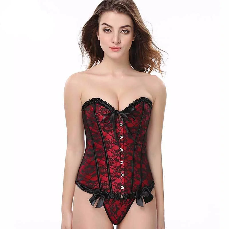 Corset en dentelle pour femme