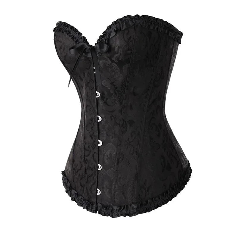 Corset en dentelle pour femme - noir / xs