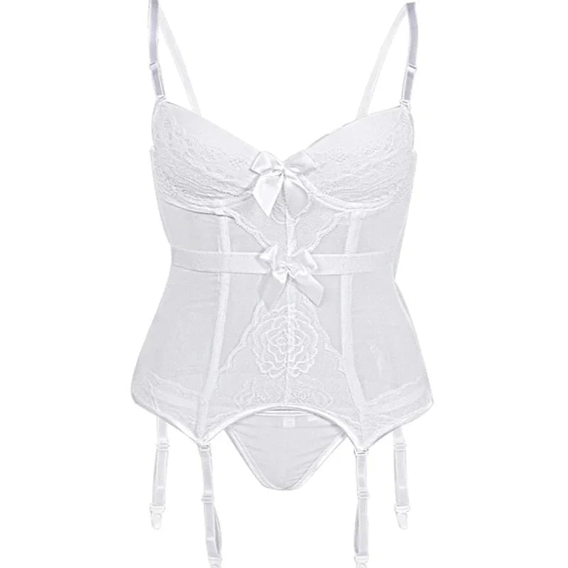 Corset pour femmes en grandes tailles - blanc / s