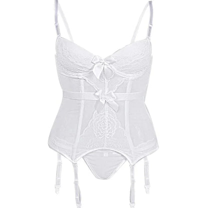 Corset pour femmes en grandes tailles - blanc / s