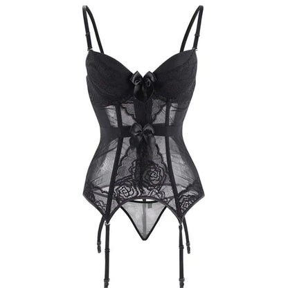 Corset pour femmes en grandes tailles - noir / s