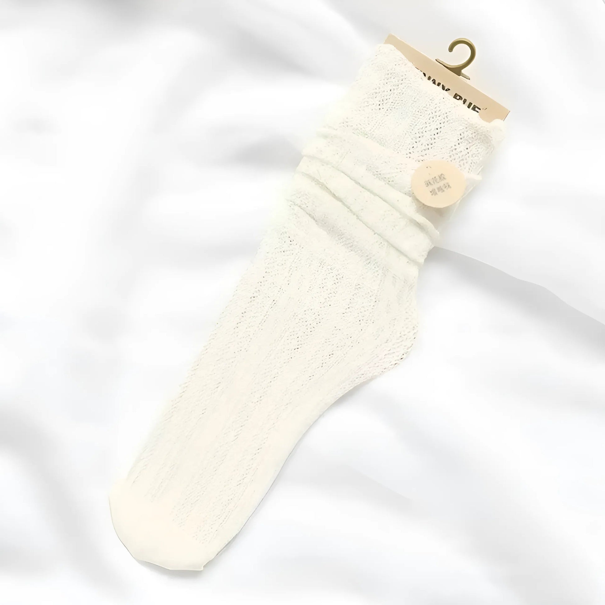 Crème Chaussettes ajourées pour femmes