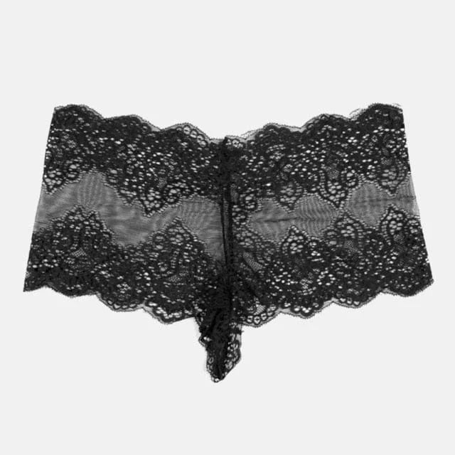 Culotte en dentelle - noir / s