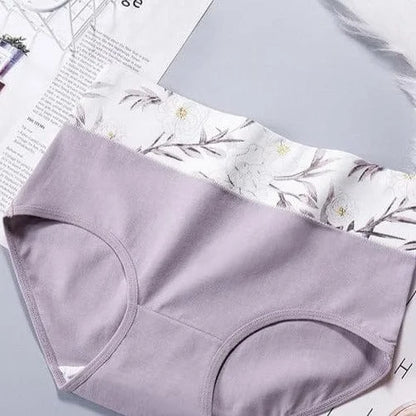 Culotte haute classique - violet / s