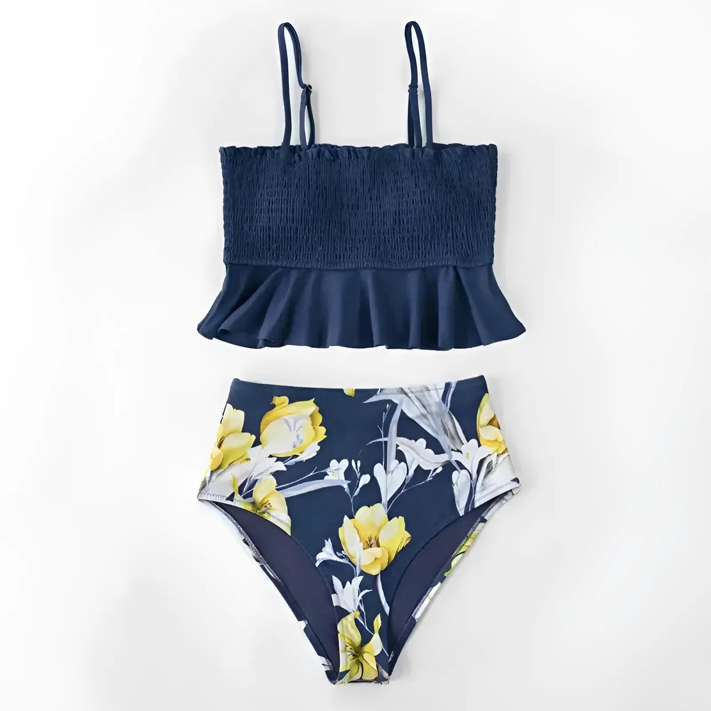  Ensemble de bikini à volants en deux pièces