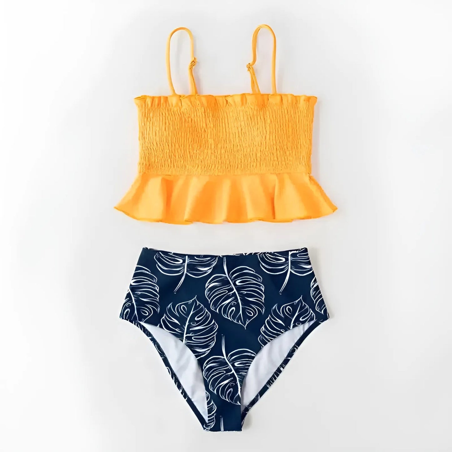  Ensemble de bikini à volants en deux pièces