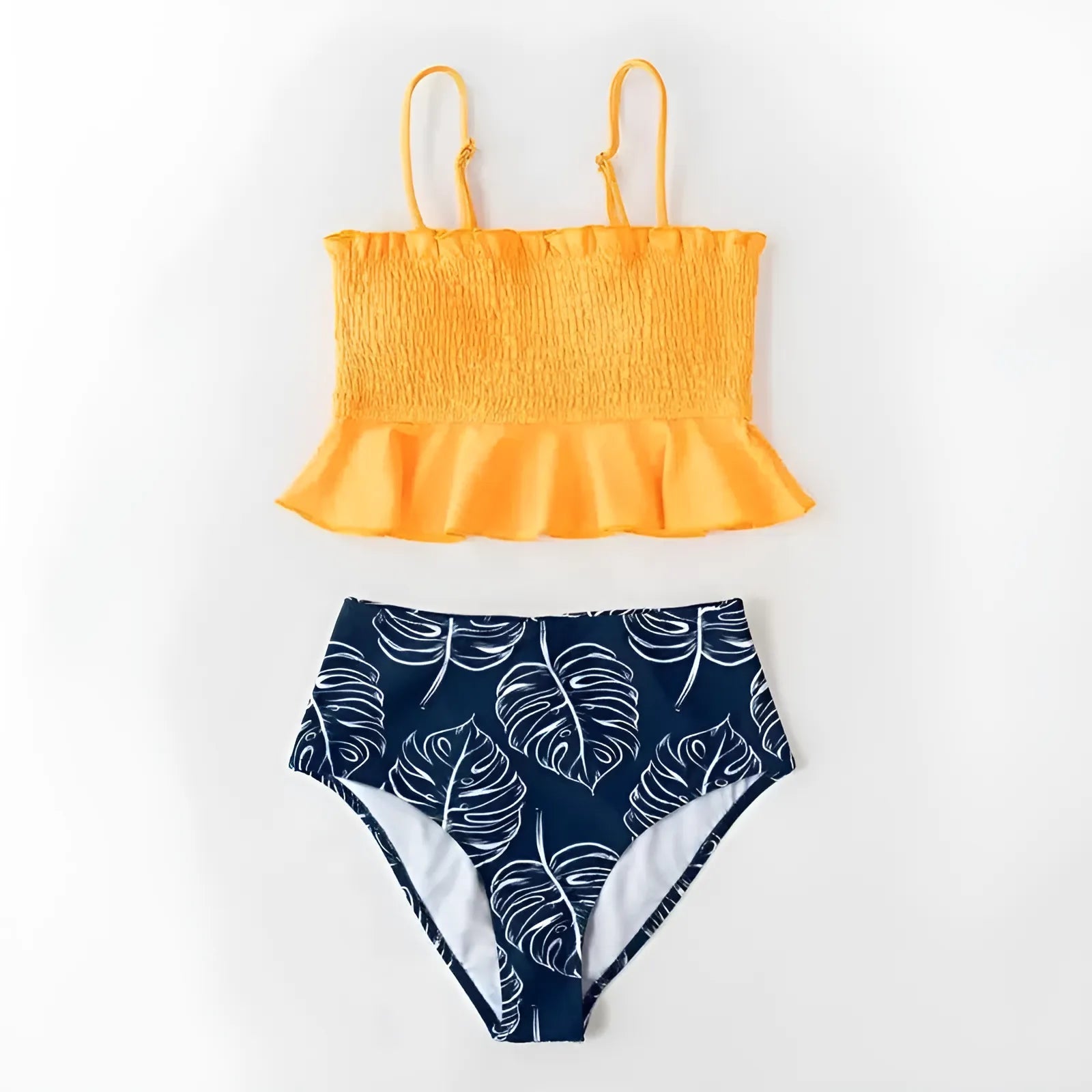  Ensemble de bikini à volants en deux pièces