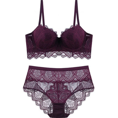 Ensemble de lingerie avec de la dentelle décorative