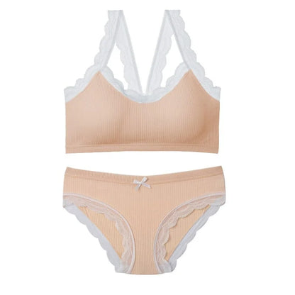 Ensemble de lingerie classique - beige / universel