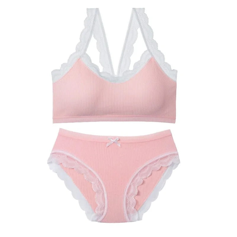 Ensemble de lingerie classique - rose / universel