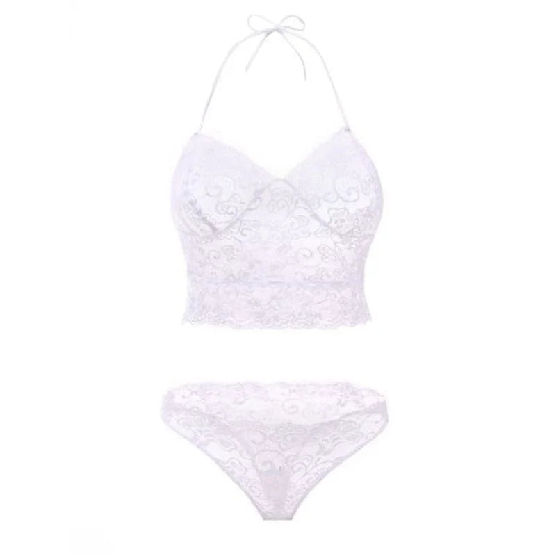 Ensemble de lingerie en dentelle - blanc / s