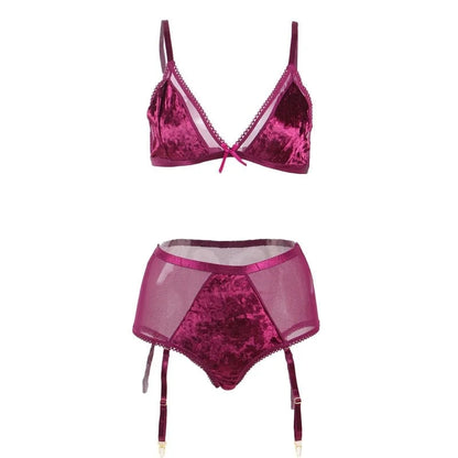 Ensemble de lingerie en dentelle en grandes tailles