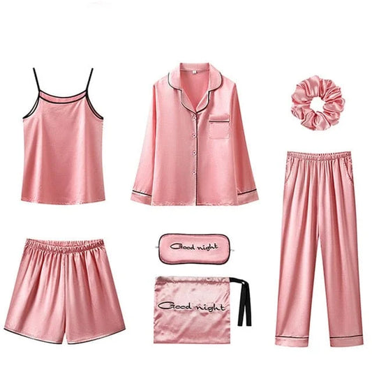 Ensemble de pyjama sept pièces - rose / s