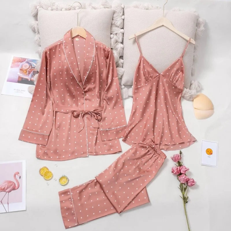 Ensemble de pyjama trois pièces - rose / s