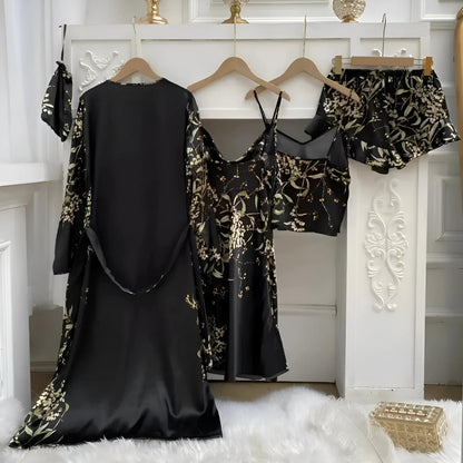  Ensemble de sommeil à imprimé floral