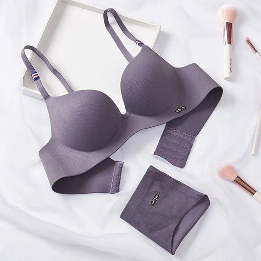 Ensemble soutien-gorge et culotte sans couture - violet / 85b