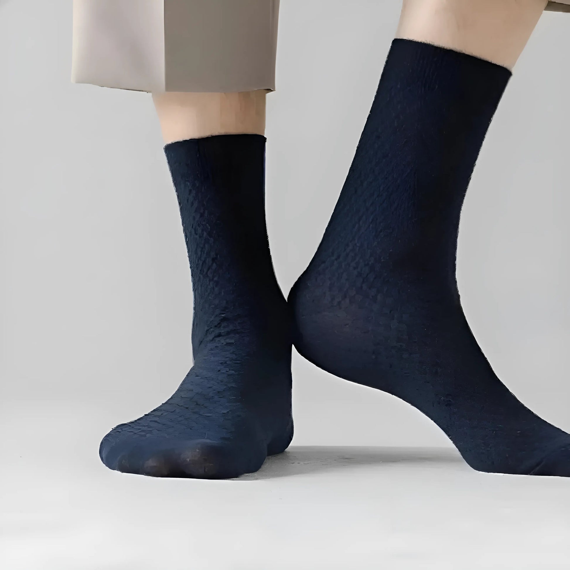 Gris clair 5 Paquet de Chaussettes pour Hommes